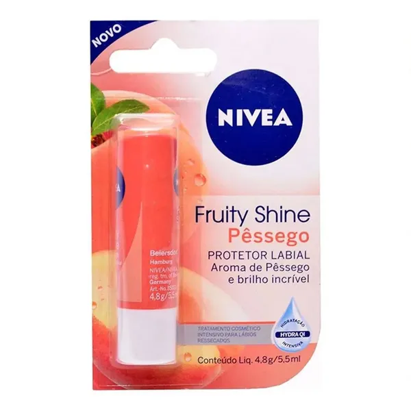 Protetor Labial 4,8g Che De Pesseg Nivea
