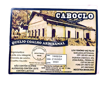 Queijo Coalho Atersanal Kg Caboclo