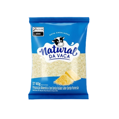 Queijo Ralado 40g Natural Da Vaca