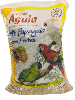 Racao Aves 1kg Papagaio Com Frutas Racoes Aguia