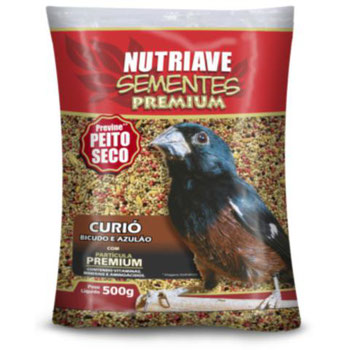 Racao P/Aves 500g Premium Curio Nutriave