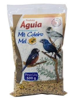 Racao Para Aves 500gr Mit Coleiro Mel Racoes Aguia