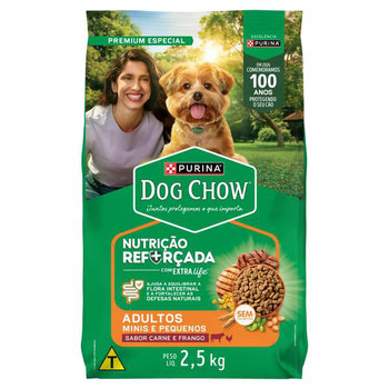 Racao P/Caes 2,5kg Raca M&g Dog Chow