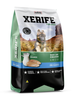 Racao P/Caes 3kg Filhotes Frango Xerife