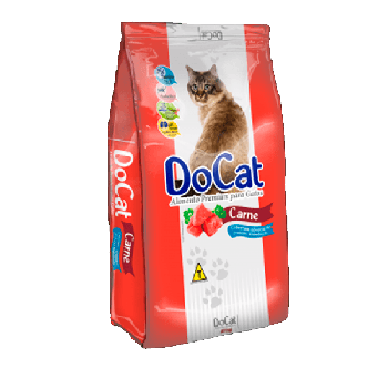 Racao Para Gato 1kg Adulto Castrado Cr/Fg Docat