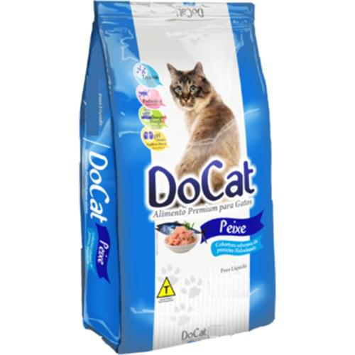 Racao Para Gato 1kg Adulto Castrado Peixe Docat