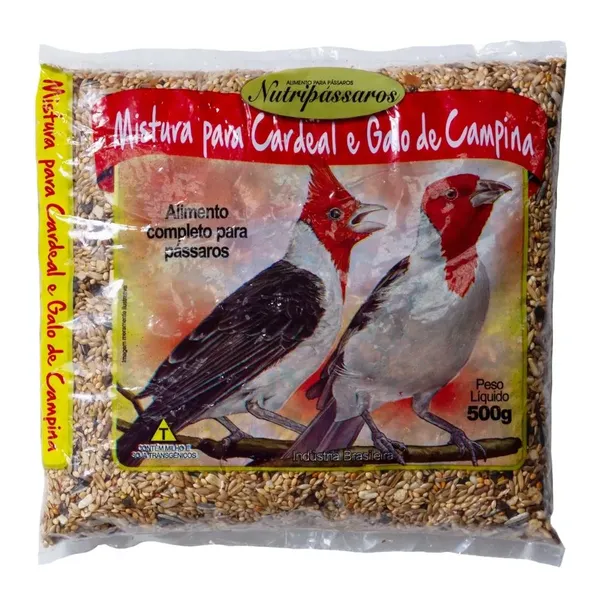 Racao Para Aves 500gr Galo De Campina Nutrivale