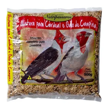 Racao Para Aves 500gr Galo De Campina Nutrivale