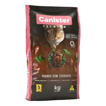 Racao Para Gato Castrado Canister 1kg Brazilian Pet