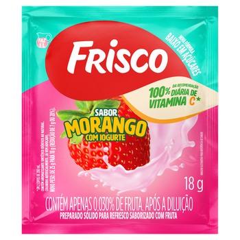 Refresco 18g Pt Morango Com Iogurte Frisco