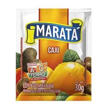 Refresco 25gr Pt Caju Marata