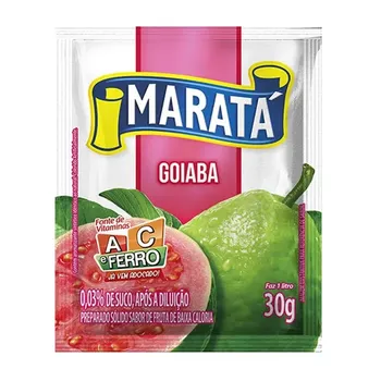 Refresco 25gr Pt Goiaba Marata