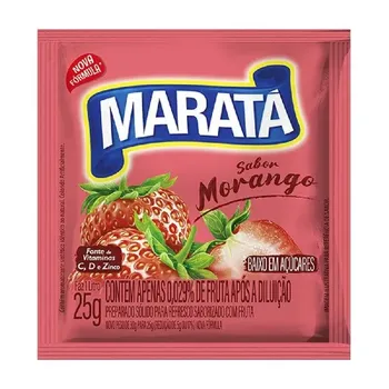 Refresco 25gr Pt Morango Marata