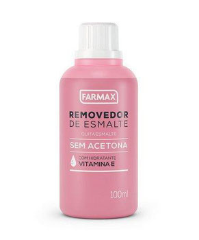 Removedor 100ml S/Acetona C/Oleo Vegetal Farmax