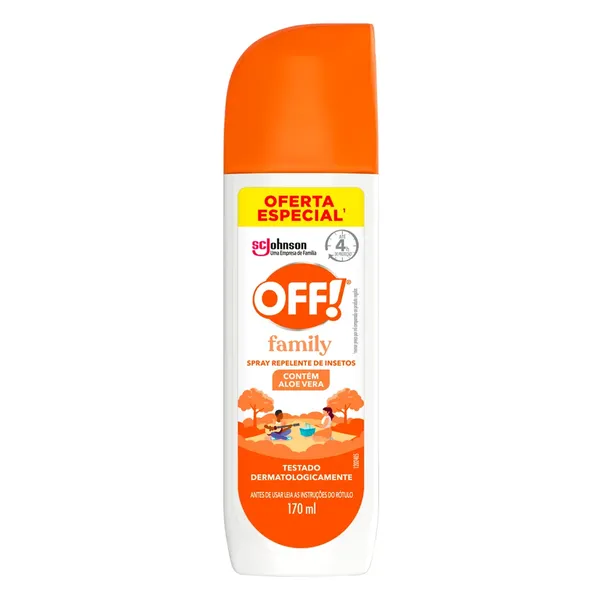 Repelente Locao 170ml Off Aloe Vera