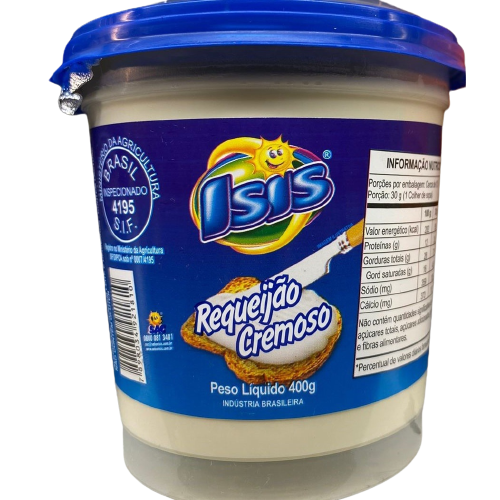 Requeijao Cremoso Tradicional 400gr Isis