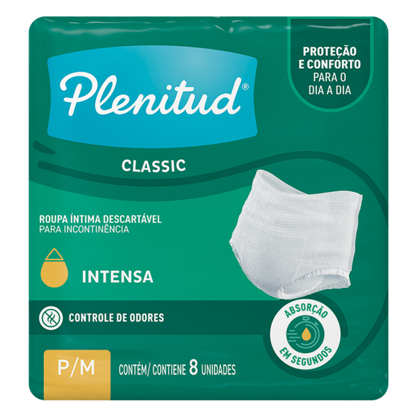 Roupa Intima Descartavel Classic P/M Plenitud