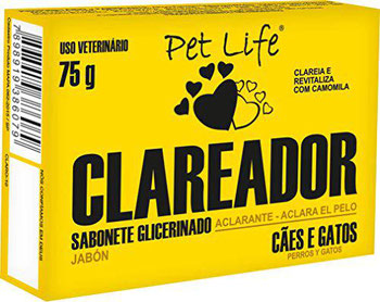 Sabonete P/Caes 75g Clareador Pet Life