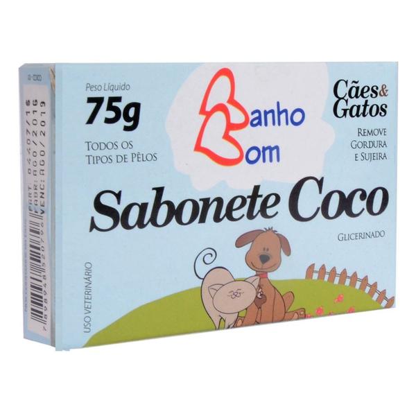 Sabonete Para Caes e Gatos Bom Coco Pet Life