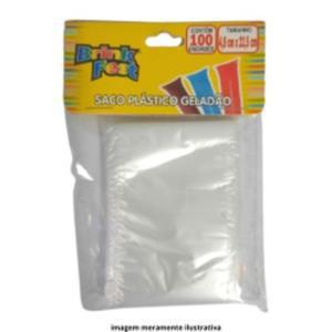 Saco Plastico Com 100 Geladao Brink Fest