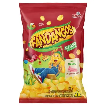 Salgadinho Fandangos 105g Presunto Elma Chips