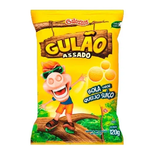 Salgadinho 120g Queijo Suico Gulao