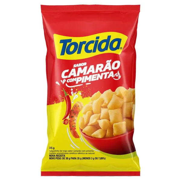 Salgadinho 35g Camarao Torcida