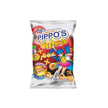 Salgadinho 60g Bacon Pippos Anime