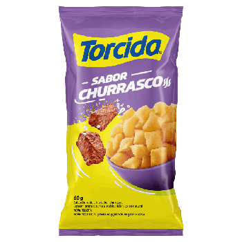 Salgadinho De Trigo 60g Churrasco  Torcida