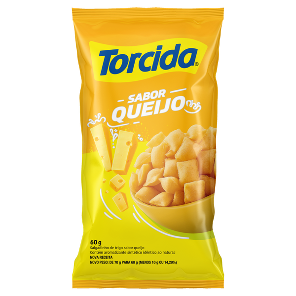 Salgadinho De Trigo 60g Queijo Torcida