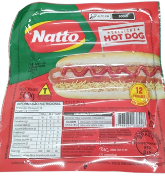 Salsicha Mista Hot Dog Natto 500g