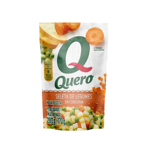 Seleta De Legumes Em Conserva 280g Quero