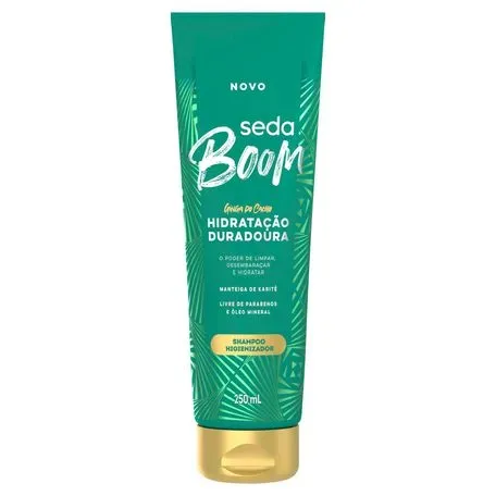 Shampoo 250ml Hidratante Duradora Seda Boom