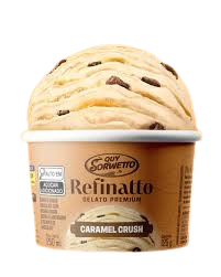 Sorv. Refinatto Caramel 125g Quy Sorveto