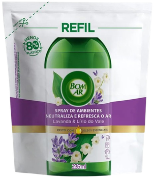 Spray De Ambientes 236ml Refil Bom Ar