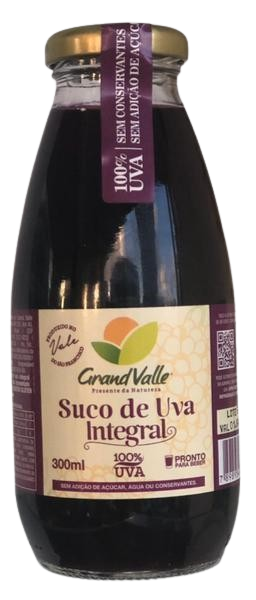 Suco 300ml Garrafa Integral Uva Grand Valle