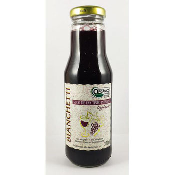 Suco 300ml Gf Integral Organico Uva Bianchetti