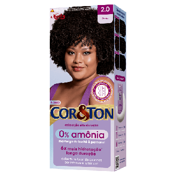 Tintura Cabelo Cor&ton Preto 175g Cor&ton