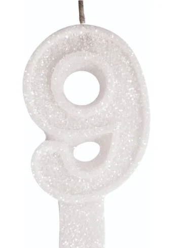 Vela Para Aniversario Big Special N.9 Braca/Ouro C/1