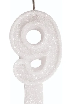 Vela Para Aniversario Big Special N.9 Braca/Ouro C/1