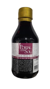 Vinho 210ml Garrafa Tinto Seco Portal Do Sol