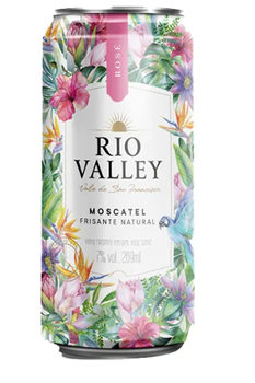 Vinho Rose Moscatel Frisante 269ml Rio Valley