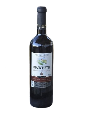 Vinho 750ml Garrafa Tinto Cabernet Suavignon Bianchetti
