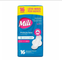 Absorvente C/Abas Mili Lv16pg14 Conforto