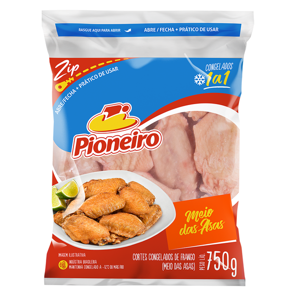 Cf Meio Asa Iqf Pioneiro 750g
