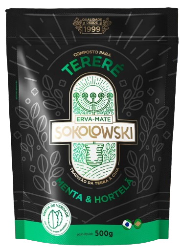 Erva Terere Sokolowski 500g Menta e Hortela