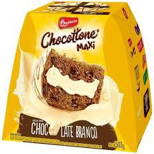 Panetone Bauducco 450g Chocotone Maxi Branco