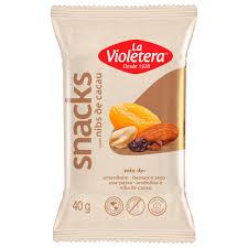 Salgadinho Snack La Violetera 40g Cacau