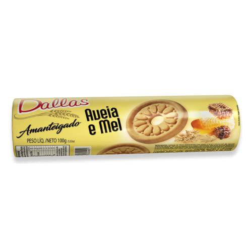 Bisc Amant Dallas Aveia Mel 100g