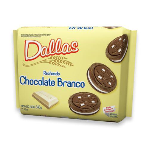 Biscoito Rec Dallas Choc Branco 345